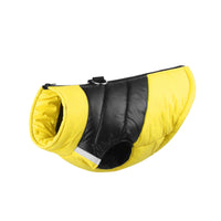 Winter Warm Pet Vest Jacket Water-resistant Reflective Padded Coat Puppy Dog Clothes Yellow