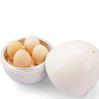 4-Egg Poacher Breakfast Boiler Egg Cooker Microwave Steamer Cooking Tool