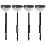 4Pcs Solar Lawn Decorative Lights Outdoor Garden Pathway Decoration Style 1