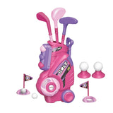 Toddler Golf Ball Game Playset Golf Toy Set Pink