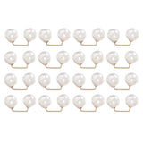 16Pcs Brooch Pins Anti-Exposure Neckline Safety Pins Artificial Pearl Clips for Women Girls Style 1