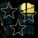 3Pcs 30cm Star Christmas Light Battery Operated Indoor Xmas Party LED Decoration