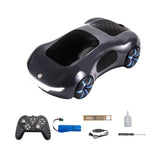 Remote Control Car LED Rechargeable Drifting Dual Spray RC Car Electric Stunt Car Black