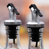 2 Pack 250ml Oil Dispenser Vinegar Pourer Glass Bottle Kitchen Cooking Tools