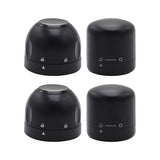 4Pcs Set Wine and Champagne Stopper Leakproof  Bottle Sealer Cap