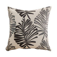 45x45cm Palm Leaf Design Cushion Covers Decorative Throw Pillowcase Sofa Home Decor Gray