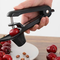 Cherry Pitter Olive Pit Remover Tool for Jam Making Black