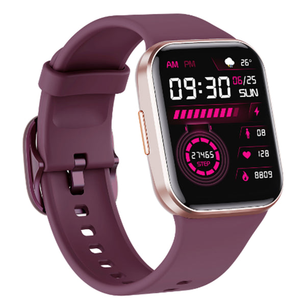 Bluetooth Smart Watch Touch Screen Fitness Tracker Sport Watch Purple