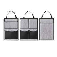 Large Capacity Car Back Seat Organizer and Storage Grey