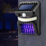 2-in-1 Solar 16LEDs Motion Sensor Mosquito Wall Lamp