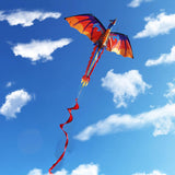 1.4M Classical Dragon Kite with Tail Stereoscopic Dragon Kites for Beginner