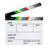 Clapperboard Clapper Board TV Movie Slate Board White