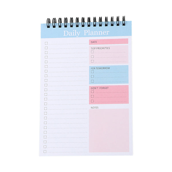 35 Sheets To Do List Notepad Undated Daily Planner Notebook Memo Note Blue