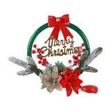 Christmas Wreath Light Dual Power Mode Hanging Christmas Garland Lights Xmas Decor Style 2