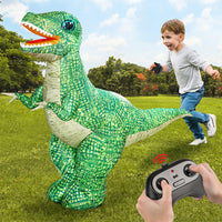 2.4GHZ Remote Control Inflatable Dinosaur Toy for Kids Rechargeable Electric Dinosaur Toy