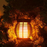 Solar Lantern Lamp Retro Hanging Landscape Light Garden Patio Decor