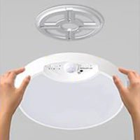 Motion Sensor Ceiling Light USB Rechargeable Induction Night Light for  Closets Shower Stairs Hallway