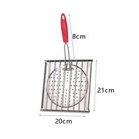 Foldable Grill Baskets with Removable Handle BBQ Grill Fish Rack