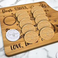 9-Piece Set Merry Christmas Cookie Stamp Cookie Mold 3D Baking Stamp