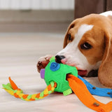 Pet Snuffle Ball with Interactive Rope Interactive Puzzle Toys Dog Chew Toys Green