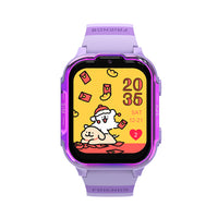 4G Kids GPS Smart Watch Multifunctional Touch Screen Watch with Video Call Camera Alarm Clock Pedometer Purple