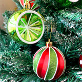 Christmas Ball Ornaments Christmas Tree Decoration Ball Box Gift Glittering Funny Party Decor Style 2