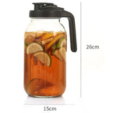 2Pcs Multipurpose Mason Jar Cold Brew Coffee Maker Jar for Milk Juice Drink