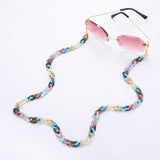 Acrylic Eyeglass Chain Sunglasses Strap Reading Glasses Neck Cord Gold