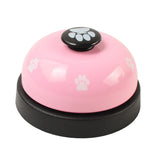 Pet Training Bells Dog Cat Training Equipment Interactive Toy Pink