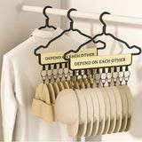 10-Clip Style Hat Hangers Organizer for Closet Hat Cap Organizer Holder Black