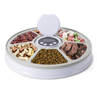 Automatic Pet Feeder 6 Meal Timed Pet Feeder for Cats Small Dogs