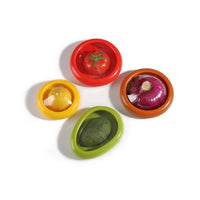 4Pcs Reusable Food Storage Containers with Lids Fruits Vegetables Storage for Fridge Kitchen Fresh Keep