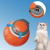 2Pcs 5CM Automatic Moving Ball Toy for Cats USB Rechargeable Interactive Cat Toy