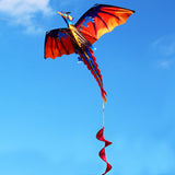 1.4M Classical Dragon Kite with Tail Stereoscopic Dragon Kites for Beginner