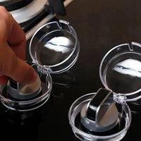 4Pcs Set Child Proof Clear View Stove Knob Covers