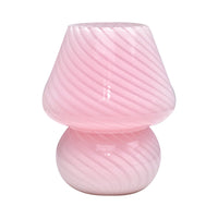 Glass Mushroom Bedside Table Lamps for Bedroom Living Room Style 1