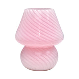 Glass Mushroom Bedside Table Lamps for Bedroom Living Room Style 1