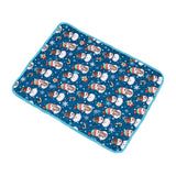 Christmas Washable Reusable Pet Dog Training Pads Pee Mat Absorbent Cushion Bed Style 3