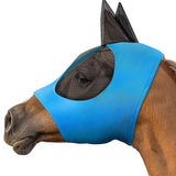 Horse Face Cover Horse Fly Mask Equine Mask Veil Blue