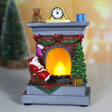 Christmas Fireplace Decorative Light Holiday Party Ornament Xmas Decor