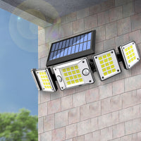 Solar Motion Sensor Wall Lights 5 Heads Security Flood Light Garden Yard Outdoor Lights Style 1