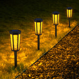 4Pcs Solar Garden Lights Outdoor Landscape LED Lamps Pathway Yard Decor