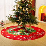 Christmas Tree Skirt Xmas Tree Decoration Christmas Tree Mat Style 3