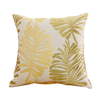 45x45cm Palm Leaf Design Cushion Covers Decorative Throw Pillowcase Sofa Home Decor Gold