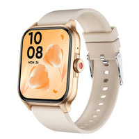 Smart Watch Fitness Tracker Heart Rate Sport Watches Beige