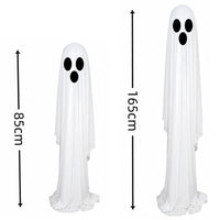 Light Up White Ghost Decoration Standing Ghosts for Halloween Outdoor Yard Patio Lawn Garden