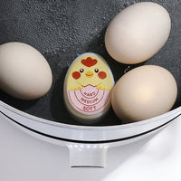 Set of 2Pcs Resin Egg Timer Soft Medium Hard Boiled Egg Timer Color Changing When Done