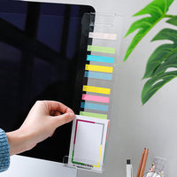 2Pcs Monitor Memo Board  Multifunction Sticky Note Holder for Computer Screen