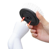 6-in-1 Electric Spin Scrubber Cordless Cleaning Brush Set for Bathroom Tub Tile Floor