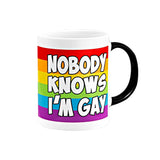 Heat Colour Changing Rainbow Novelty Coffee Mug Ceramic Coffee Mug Style 2